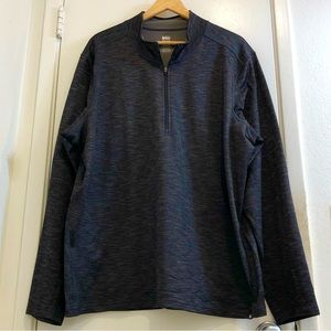 REI CO•OP 1/3 Length Zippered With Cover Pull-Over Performance Base Layer XXL.